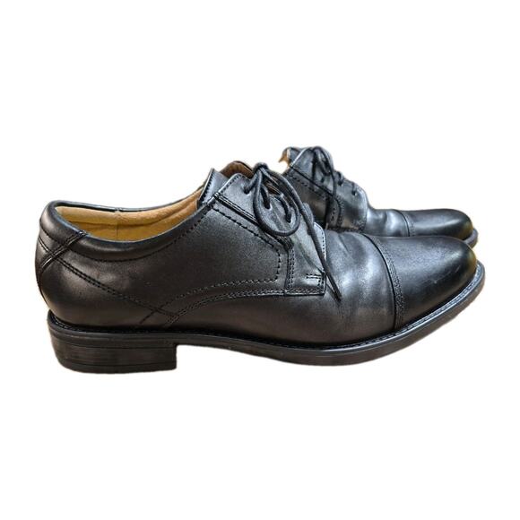 Florsheim ComforTech Ortholite Mens Size 8.5D Leather Cap Toe Oxford Shoes Black main image 13